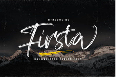 Firsta - Handwritten Font