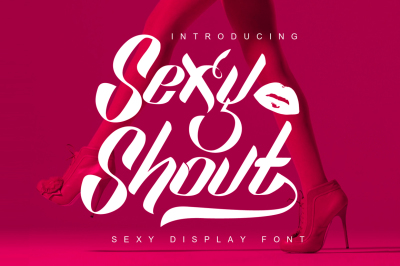 Sexy Shout Display Font