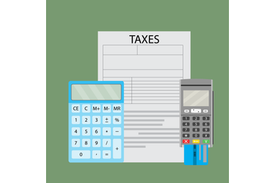 Count and pay taxes by bank transfer