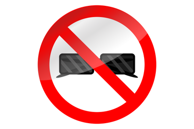 No glasses symbol