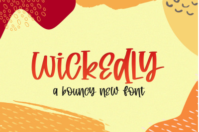 Wickedly Font (Crafters Fonts, Silhouette Fonts, Pretty Fonts)
