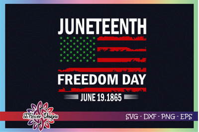 Juneteenth svg&2C; American flag svg&2C; Freedom day svg