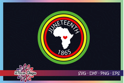 Juneteenth 1865 svg&2C; Africa map svg&2C; black lives matter svg