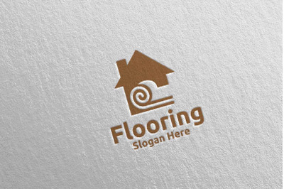 Flooring Logo for Parquet Wooden or Vinyl Hardwood Granite Title 14