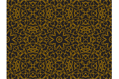 Pattern Gold Ornament The Middle