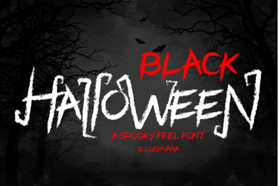 Black Halloween - Spooky Font