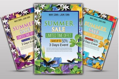 Elegant Summer Sale Flyer