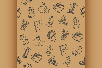 Italy Icons Design Pattern