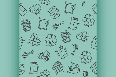 Apiary icons pattern