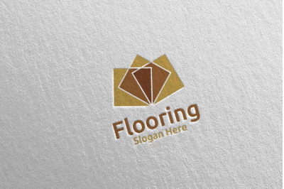 Flooring Parquet Wooden Logo 23