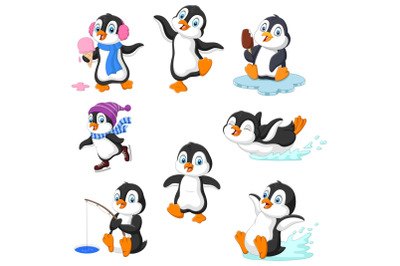 Penguin Cartoon Clipart Graphics