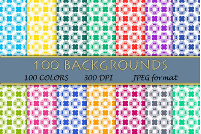 Geometric pattern,100 colors--3
