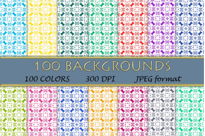 Geometric pattern,100 colors--4
