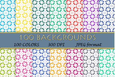 Geometric pattern,100 colors--5