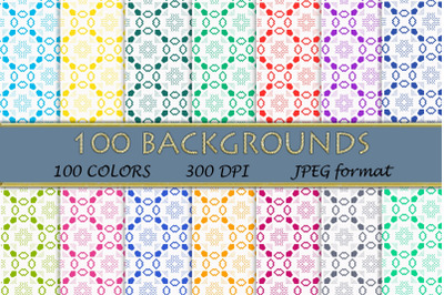 Geometric pattern,100 colors--6