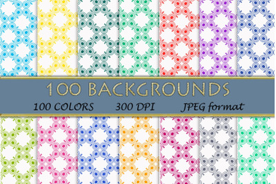 Geometric pattern,100 colors--7