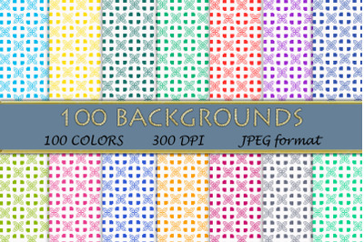 Geometric pattern,100 colors--8