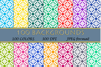 Geometric pattern,100 colors--13