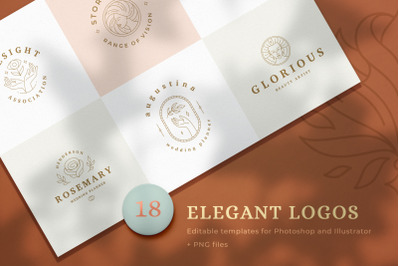 Elegant Line Logos Bundle