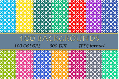 Geometric pattern,100 colors--22