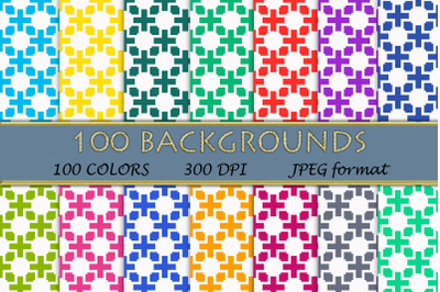 Geometric pattern,100 colors--28