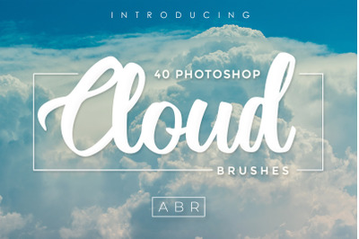 40 Cloud Brushes for Photoshop