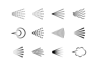 Spray. Hairspray aerosol haze&2C; scatter gas or deodorant cloud. Water p