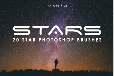 20 Star Photoshop Brushes