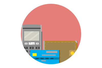 Electronic money icon