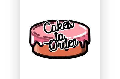 Color vintage cakes to order emblem