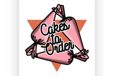 Color vintage cakes to order emblem