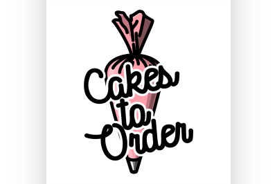 Color vintage cakes to order emblem