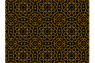 Pattern Gold Ornament Abstract