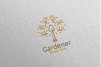 Zen Botanical Gardener Logo Design 8