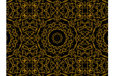 Pattern Gold Icon Square