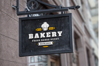 Bakery Shop Logo Design Template