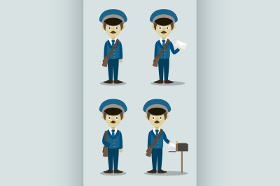 Official Postman set In Uniform