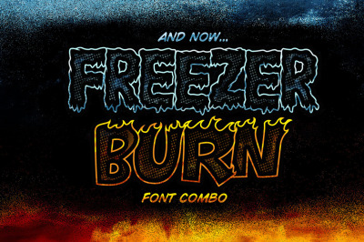 Freezer Burn Font Combo