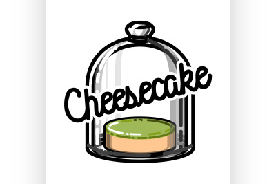Color vintage cafe emblem
