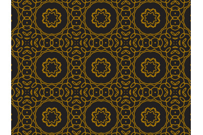 Pattern Gold Ornament Flower Arrangement