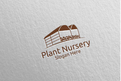 Plant Nursery Botanical Gardener Logo Design 18