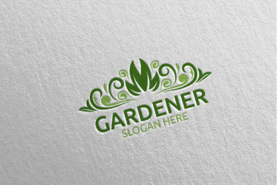 Botanical Gardener Logo Design 22