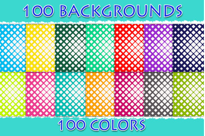 100 Rhombus Digital Paper,Rhombus background