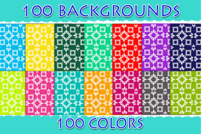 100 Pattern Digital Paper