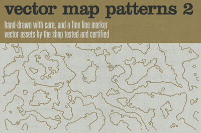 Hand-drawn vector maps volume 2