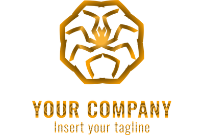 Logo Gold Motive Side triangle