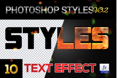 10 creative Photoshop Styles V32