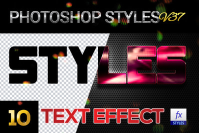 10 creative Photoshop Styles V37
