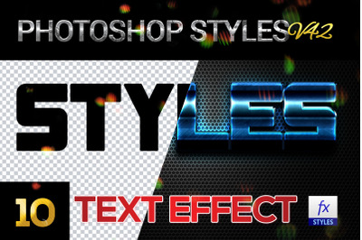 10 creative Photoshop Styles V42