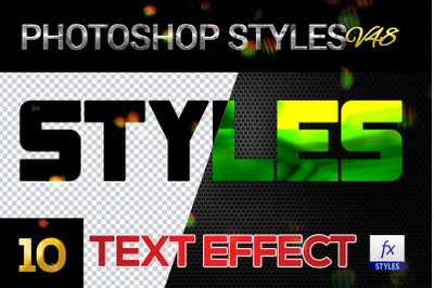 10 creative Photoshop Styles V48